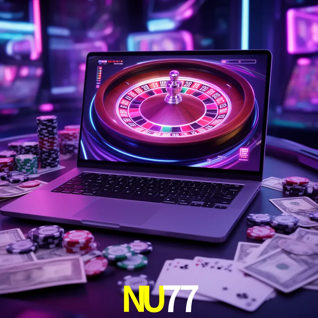 Centro móvil NU77 con casino, cajero, bonos, app y acceso de cuenta para México